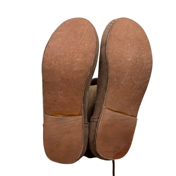 Leonardo Carbone 007 Brown Suede Medieval Cuff boots Women size EU36/US 5.5 - Picture 7 of 14